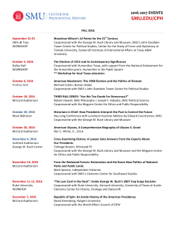 CPH 2016-2017 Events List