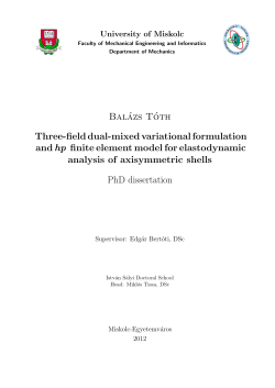 Bal&aacute;zs T&oacute;th Three-field dual-mixed variational