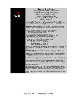 Major in Broadcasting