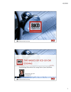 the basics of icd-10-cm coding