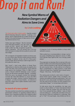 New Symbol Warns of Radiation Dangers and Aims to Save