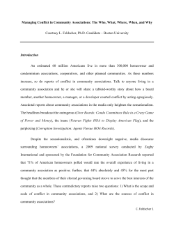 Feldscher - 2011 Byron Hanke Fellowship Paper