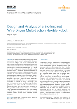 Design and Analysis of a Bio-Inspired Wire