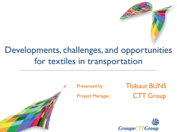 Pr&eacute;sentation PowerPoint - The Institute of Textile Science