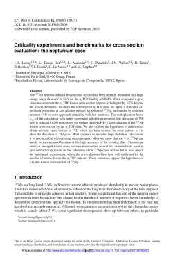 Criticality experiments and benchmarks for cross section evaluation