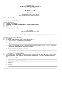 schedule 14a - Viveve Medical, Inc. (VIVE)