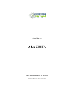 a la costa - Biblioteca Virtual Universal