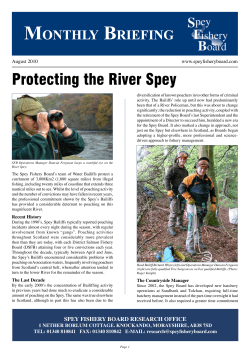 Protecting the River Spey