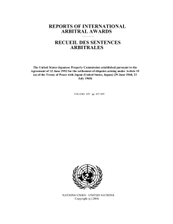 The United States-Japanese Property Commission established