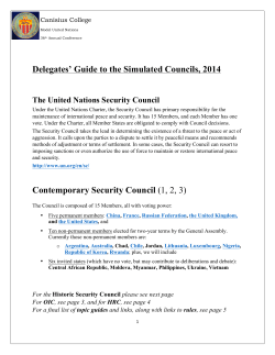 Historic Security Council &ndash; June 5, 1989