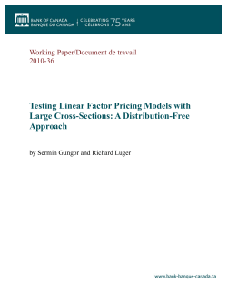 Testing Linear Factor Pricing Models with Large
