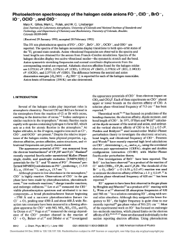 Photoelectron spectroscopy of the halogen oxide anions FO