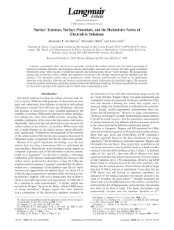 Surface Tensions, Surface Potentials, and the Hofmeister Series of