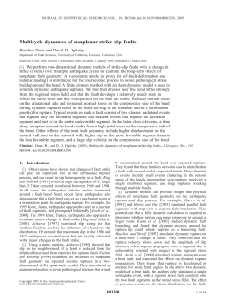 Multicycle dynamics of nonplanar strike-slip faults
