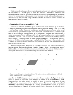 Chem 203 XRD Discussion