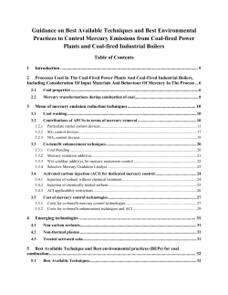 Coal-fired power plants and coal-fired industrial boilers
