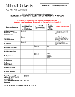neimeyer-hodgson student research grant proposal