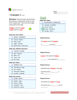 Analogies 3 - English for Everyone