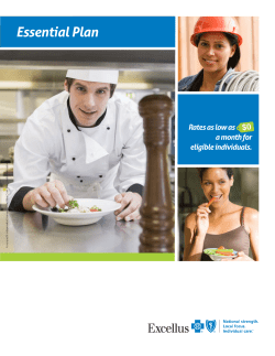 Essential Plan - excellusbcbs.com
