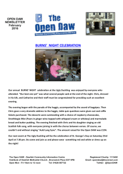 February 2016 newsletter