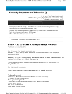 KDE Release State STLP Champions