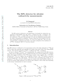 The BiPo detector for ultralow radioactivity measurements