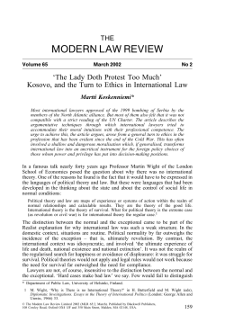 MODERN LAW REVIEW - Colonel By Secondary School