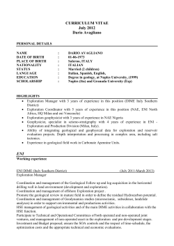 monesi chiara - Idrocarburi e riserve