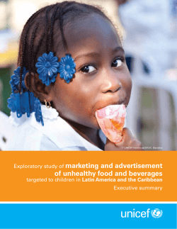 Exploratory study of marketing and advertisement of
