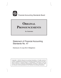 original pronouncements