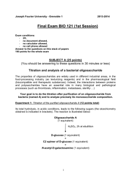 Universit&eacute; Joseph Fourier - Grenoble 1 Ann&eacute;e 2012-2013