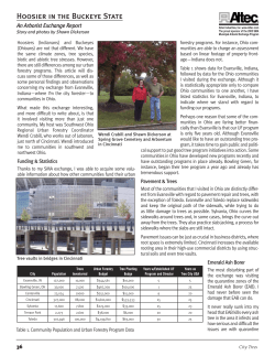 Hoosier in the Buckeye State - Society of Municipal Arborists