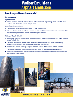The components: Mixing in the colloid mill