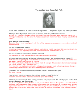 Opt, Susan - WE Stebbins High School Class Of 1975, Dayton, OH