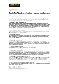 Common PAT testing errors