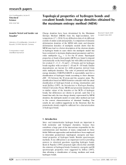 Topological properties of hydrogen bonds and covalent bonds from