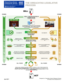 the oireachtas legislative process