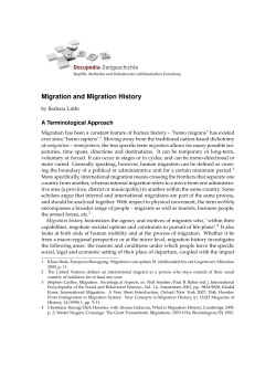 Migration and Migration History