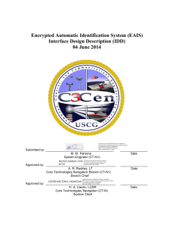 Encrypted Automatic Identification System (EAIS)