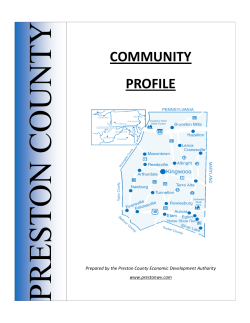 Preston County Profile. >> Click Here