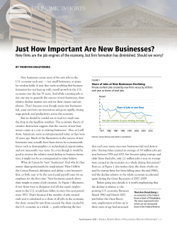 Just How Important Are New Businesses?