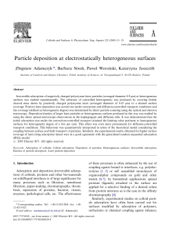 Particle deposition at electrostatically heterogeneous surfaces