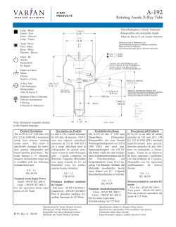 Rotating Anode X-Ray Tube
