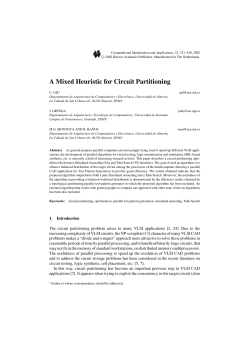 A Mixed Heuristic for Circuit Partitioning | SpringerLink