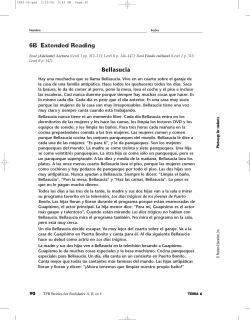 6B Extended Reading Bellasucia - Garnet Valley School District