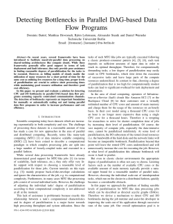 Detecting Bottlenecks in Parallel DAG