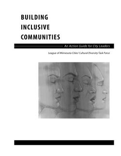 Building Inclusive Communities: An Action Guide for City Leaders