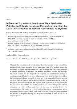Influence of Agricultural Practices on Biotic Production Potential and