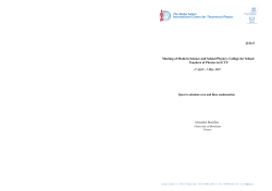 Quest to absolute zero and Bose condensation - Indico