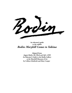 Rodin: Maryhill Comes to Yakima